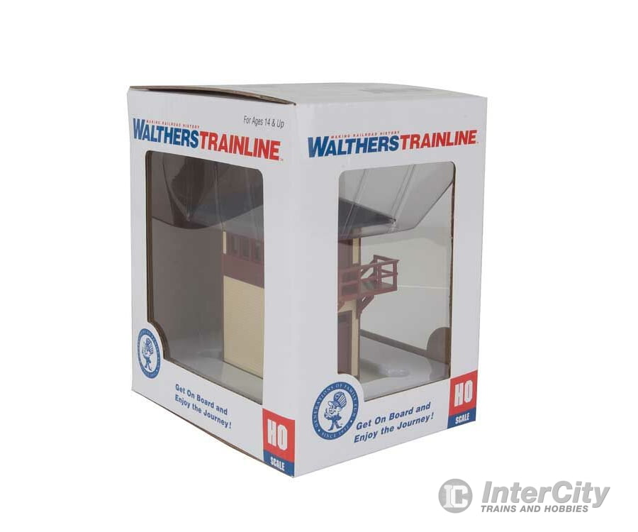 Walthers Trainline 810 Trackside Signal Tower -- Assembled - 2-7/8 X 2-3/16 3-1/4’ 7.3 5.5 8.2Cm