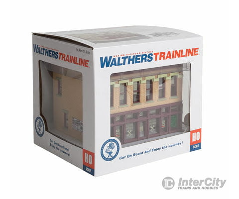 Walthers Trainline 812 Midtown Hardware -- Assembled - 4-1/4 X 3-5/8 3-3/8’ 10.7 9.2 8.5Cm