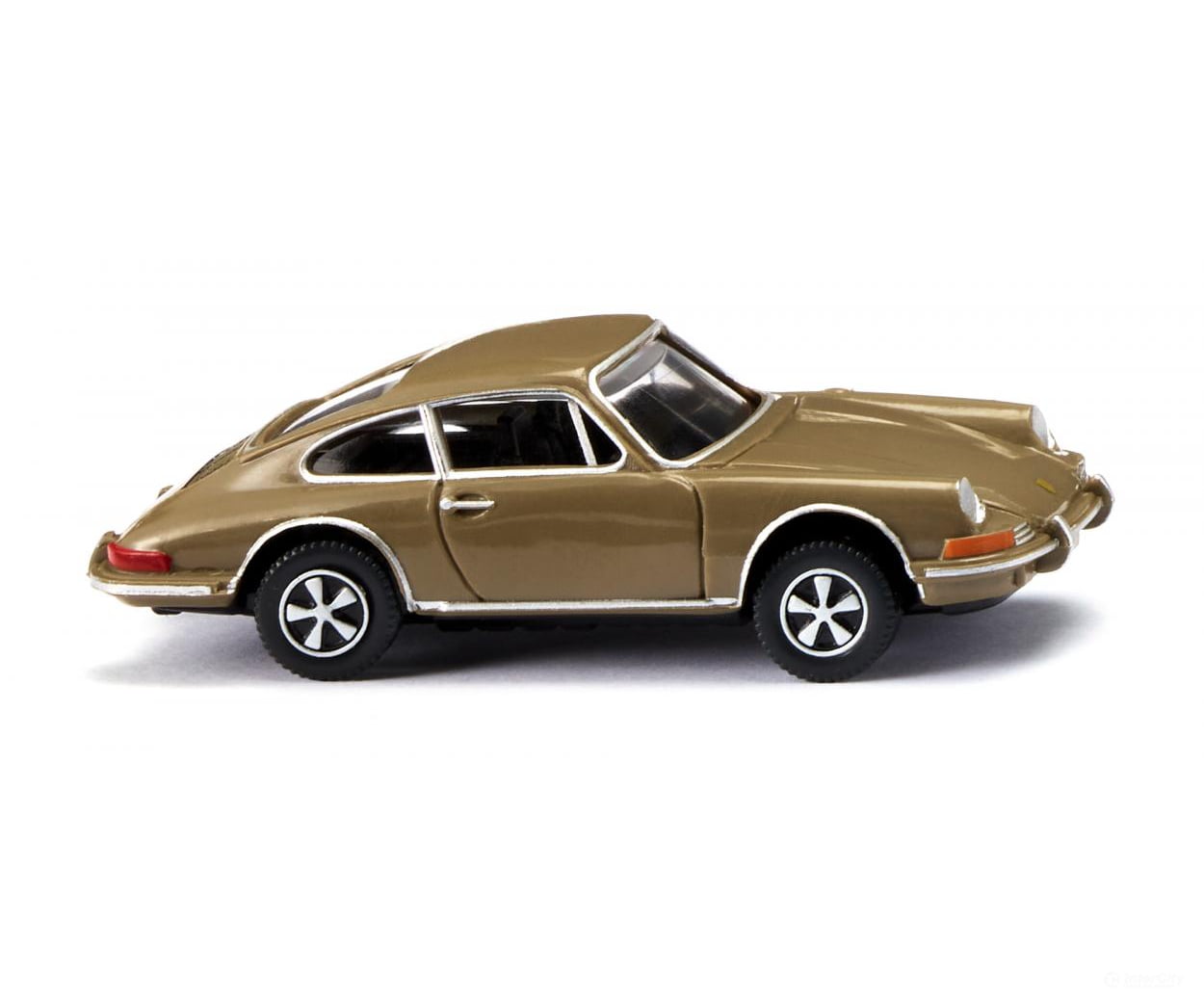 Wiking 016004 HO Porsche 911 Coupe - khaki grey Cars & Trucks