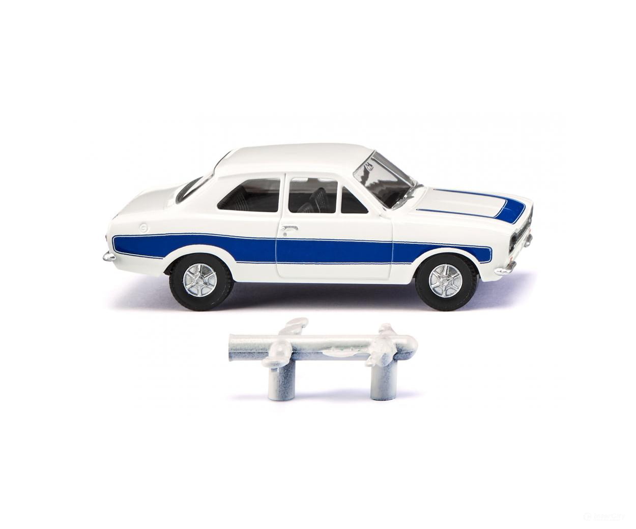 Wiking 020306 HO Ford Escort - white Cars & Trucks