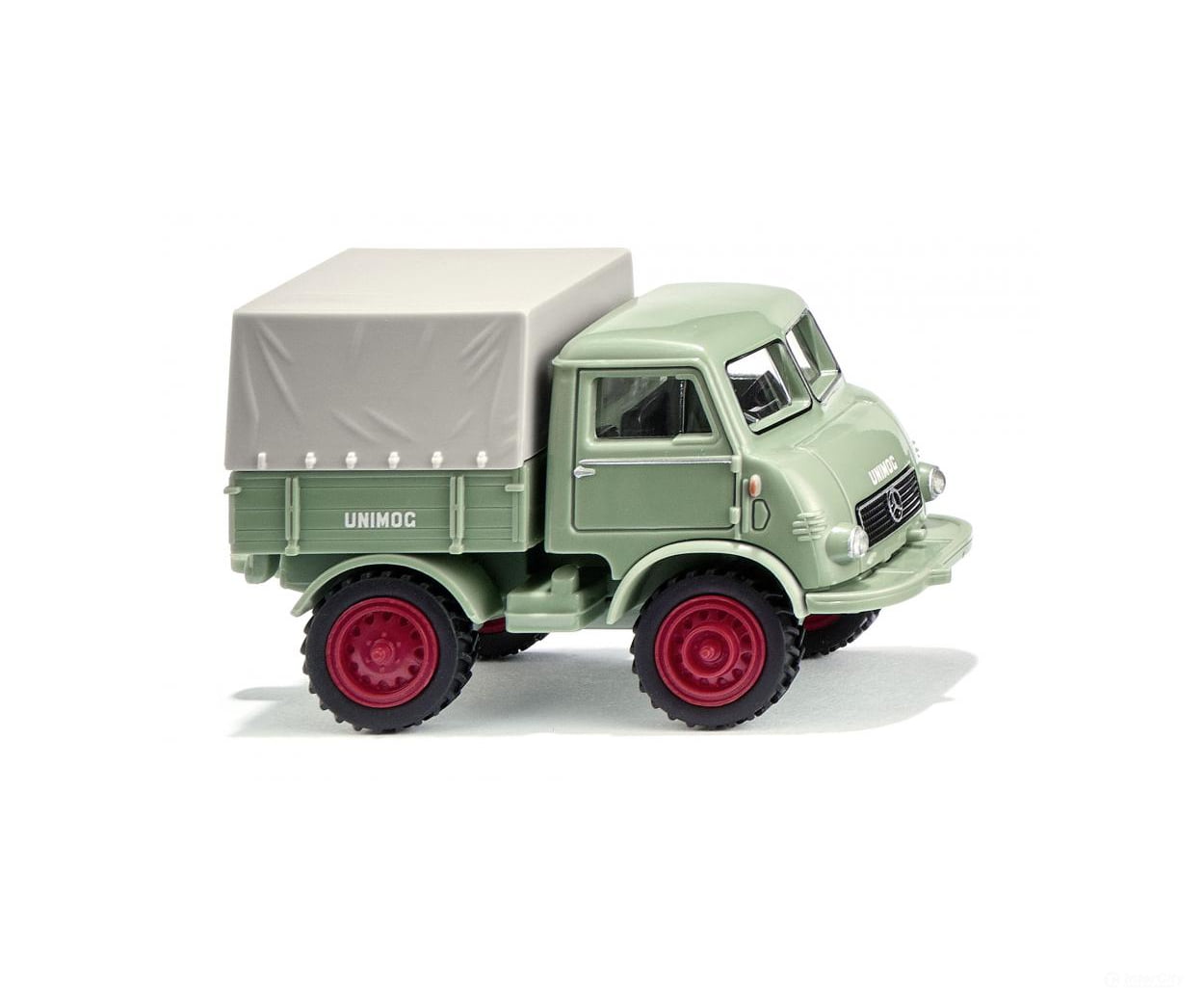 Wiking 036802 HO Unimog U 401- light green Cars & Trucks