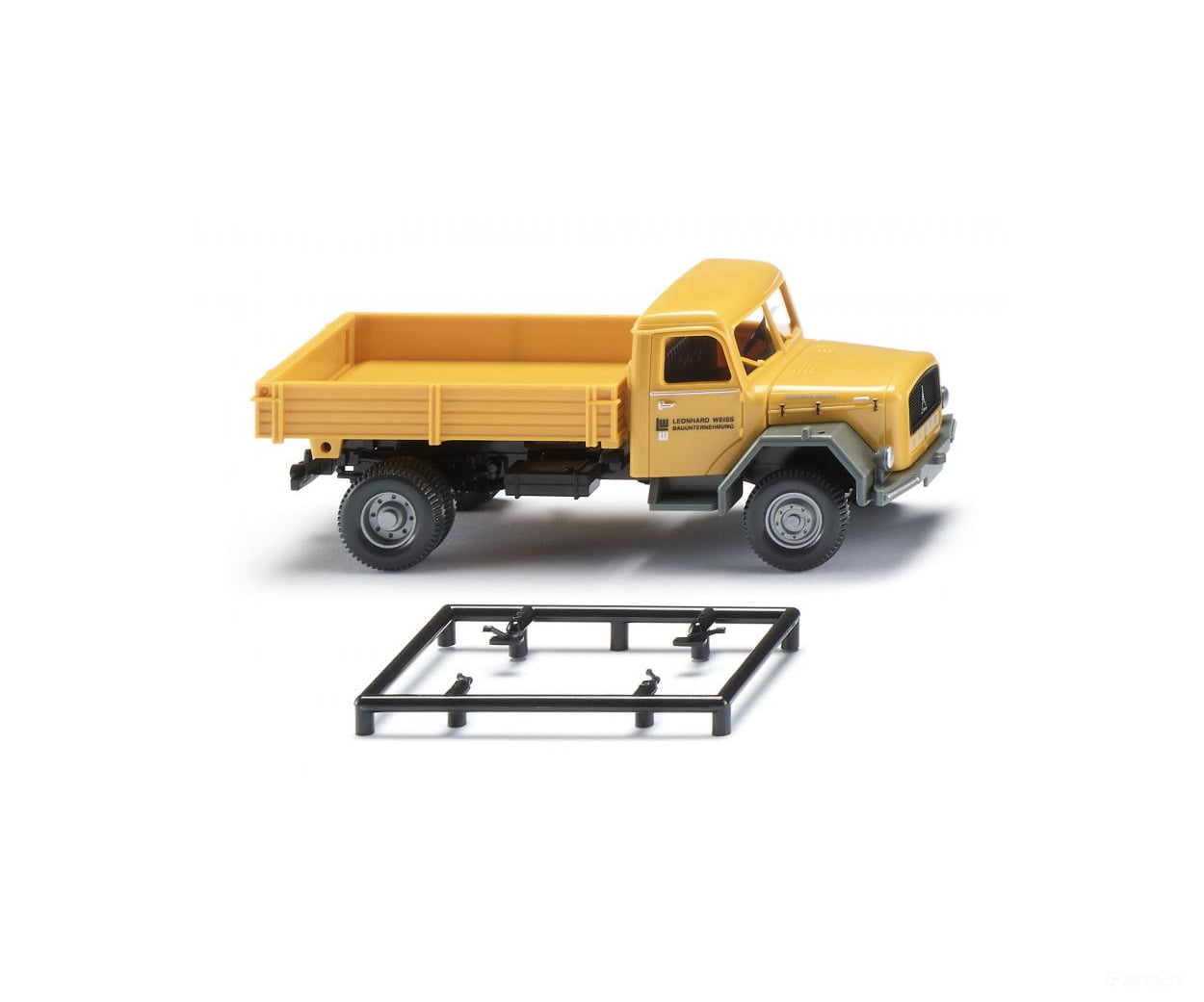 Wiking 042497 HO Flatbed tipper (Magirus) ’Leonhard Weiss’ Cars & Trucks