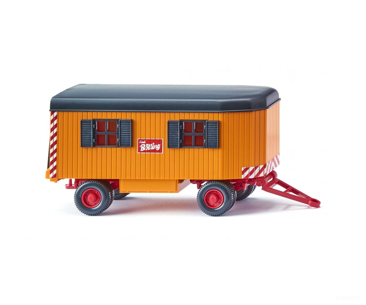 Wiking 065608 HO Construction site trailer ’Bolling’ Cars & Trucks