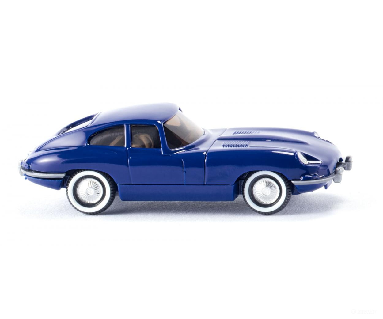 Wiking 080302 HO Jaguar E-Type Coupe dark blue Cars & Trucks