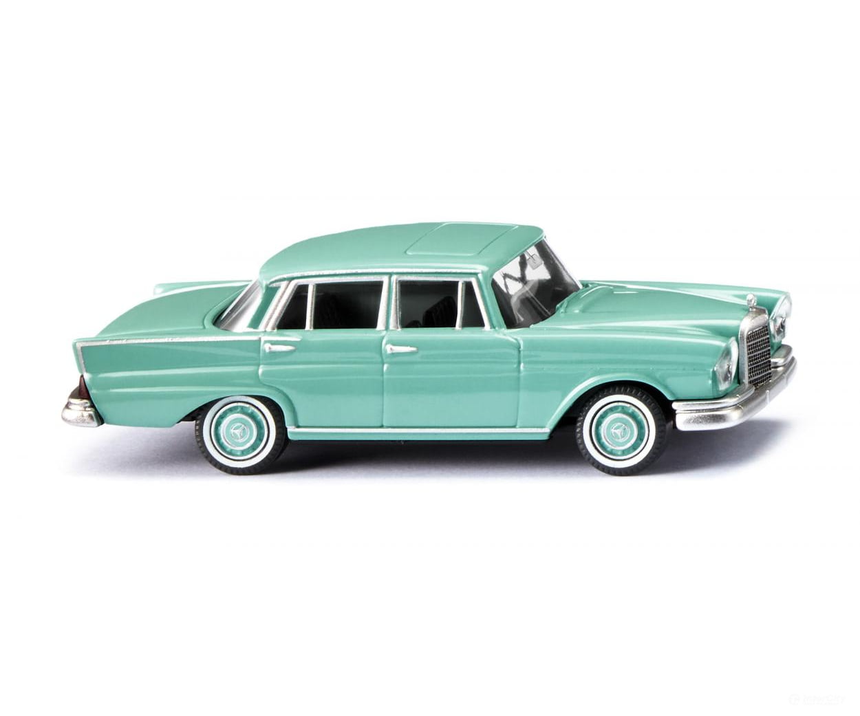 Wiking 082410 HO MB 220 S - pastel turquoise Cars & Trucks