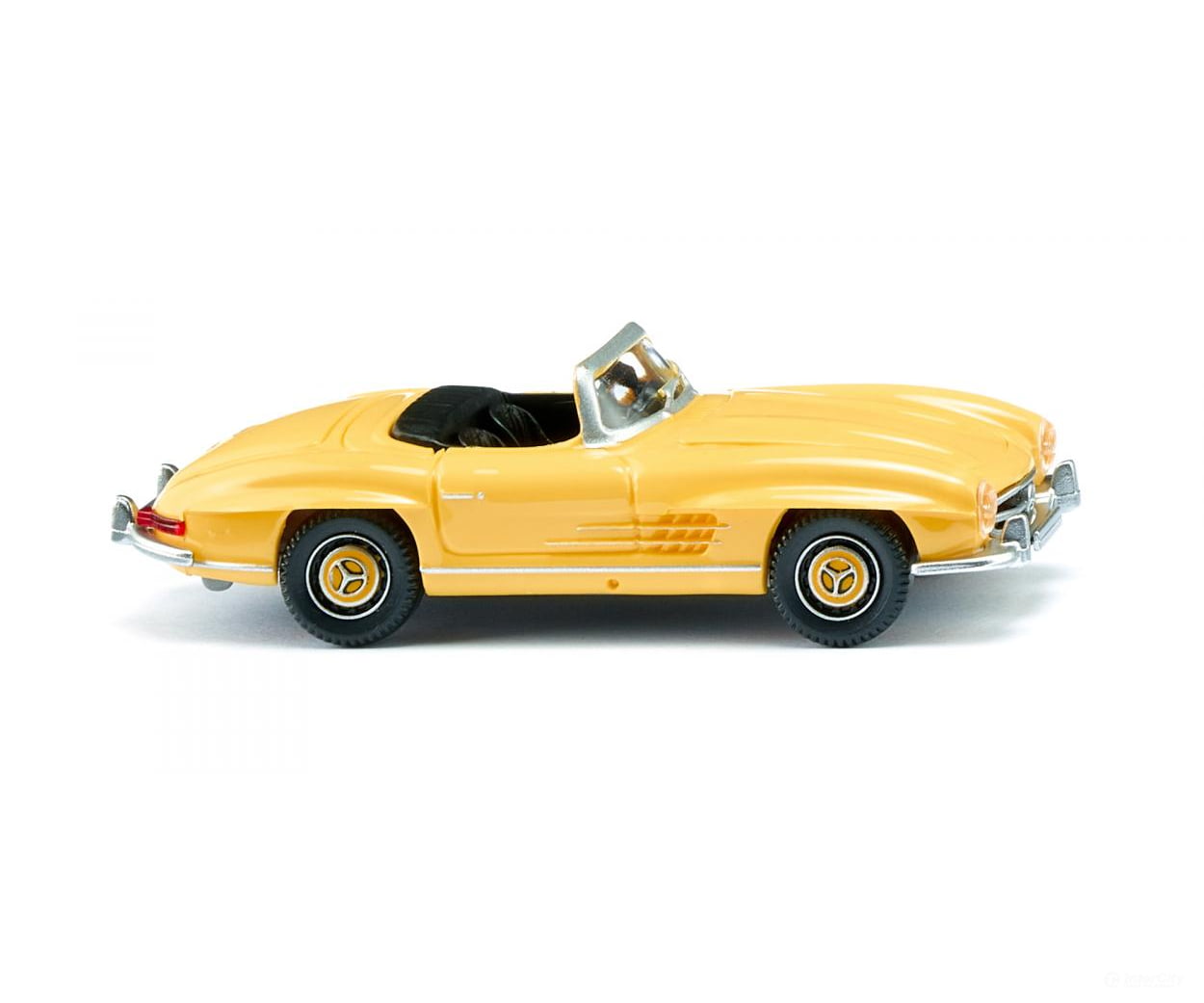 Wiking 083409 HO MB 300 SL Roadster - yellow Cars & Trucks