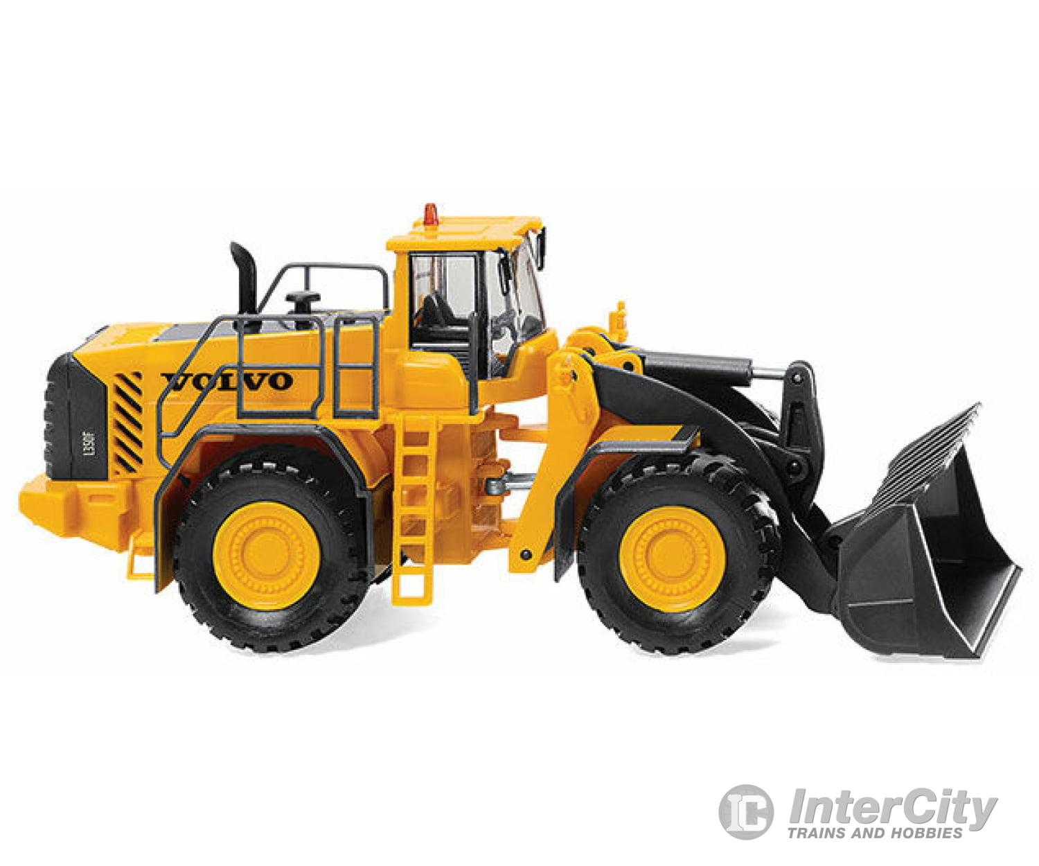Wiking Ho 65202 Volvo L 350F Front-End Wheel Loader - Assembled -- (Yellow Black) Cars & Trucks