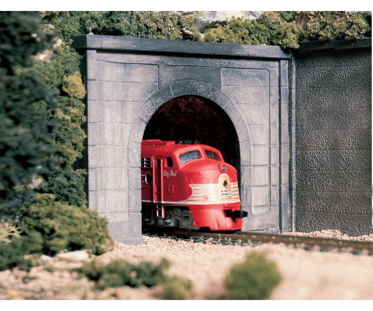 Woodland Scenics 1152 Tunnel Portal Concrete Single (N) (2/Pk) Tunnels & Bridges