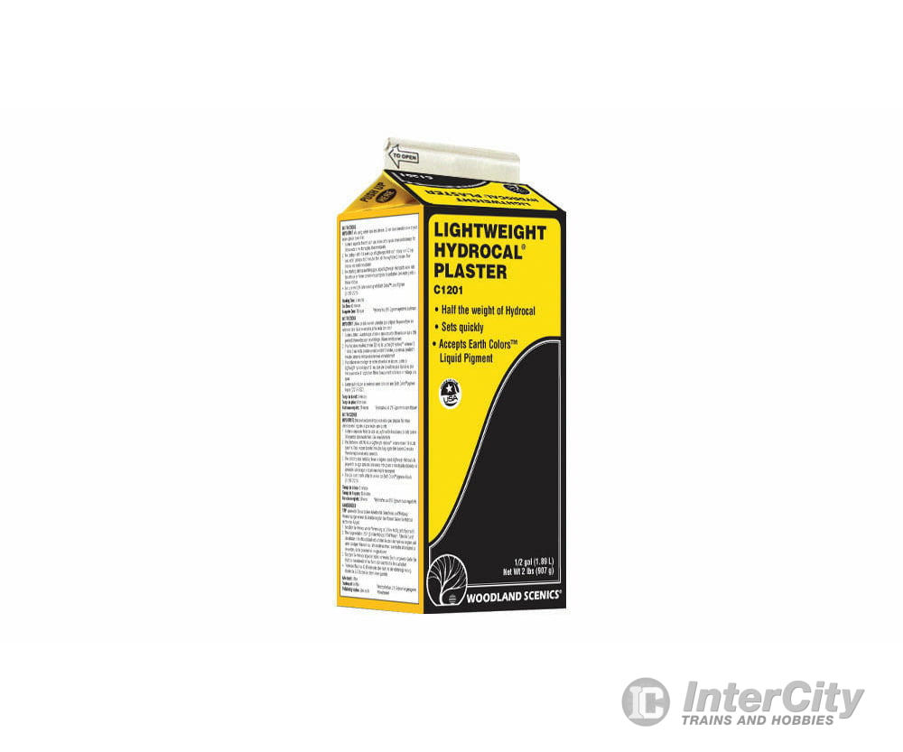 Woodland Scenics 1201 Lightweight Hydrocal (2Lb) 1/2 Gallon Landform Building