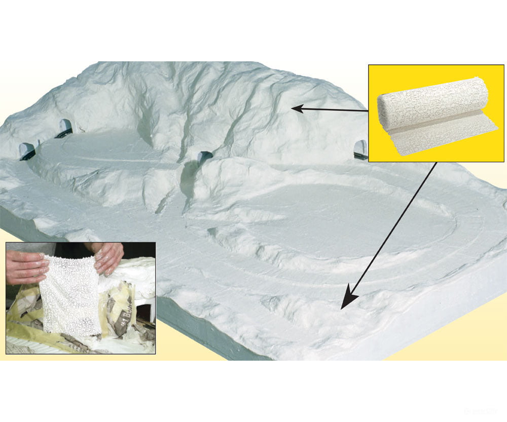 Woodland Scenics 1203 Plaster Cloth (10 Sq.ft.roll) Landform Building