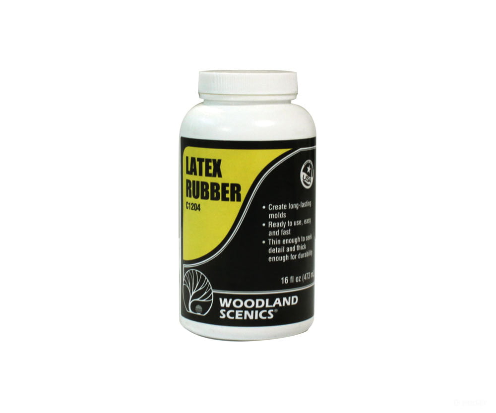 Woodland Scenics 1204 Latex Rubber (16Oz) Glues & Adhesives
