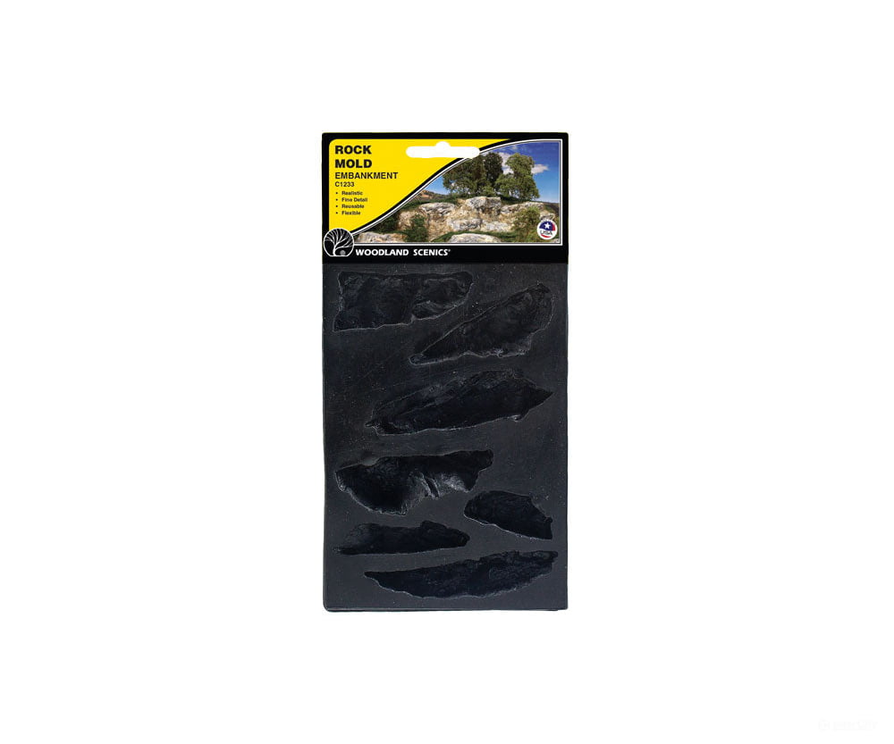 Woodland Scenics 1233 Mold - Embankments (5X7) Rocks & Landforms