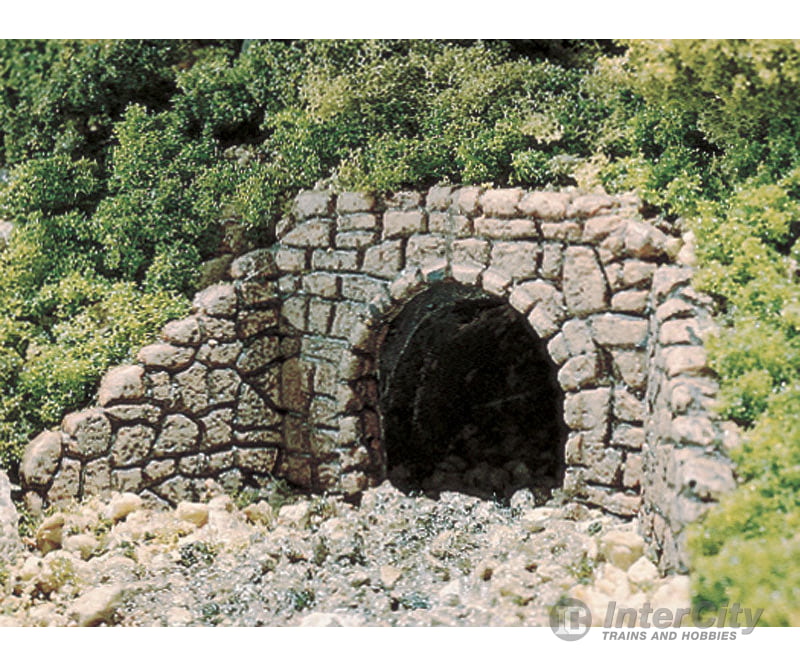 Woodland Scenics 1264 Culverts (Hydrocal Plaster Castings) Pkg(2) Random Stone Tunnels & Bridges