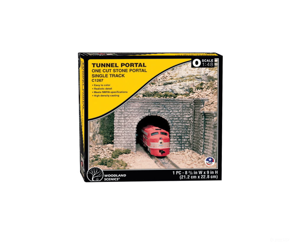 Woodland Scenics 1267 O Tunnel Portal Cut Stone Tunnels & Bridges