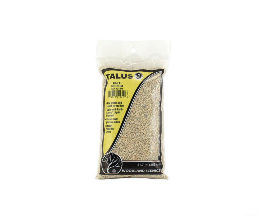 Woodland Scenics 1271 Talus - Medium Buff Rocks & Landforms