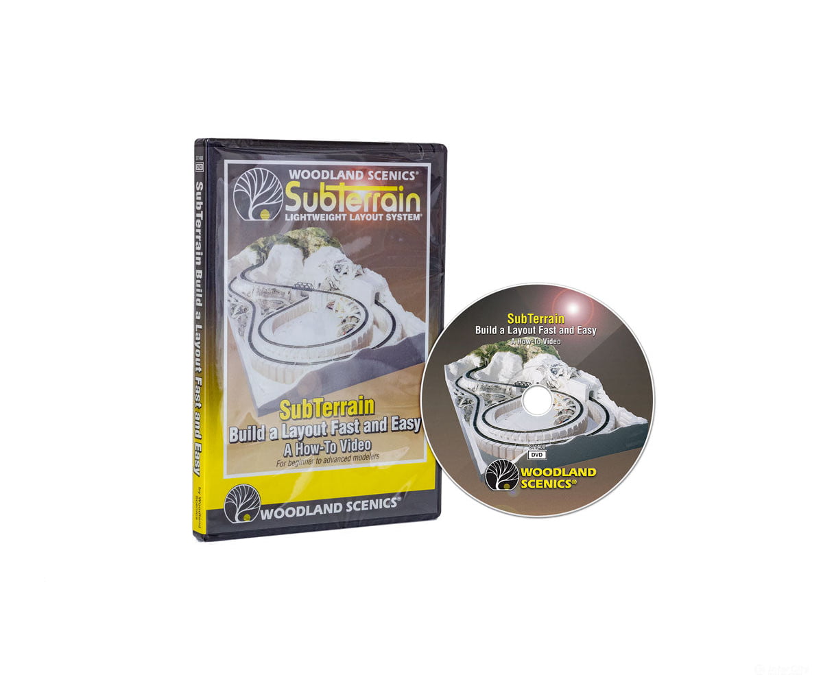 Woodland Scenics 1400 Sub Terrain Dvd Blu Ray