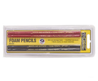 Woodland Scenics 1431 Foam Pencils(4Pc) Tools