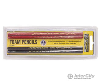 Woodland Scenics 1431 Foam Pencils(4Pc) Tools