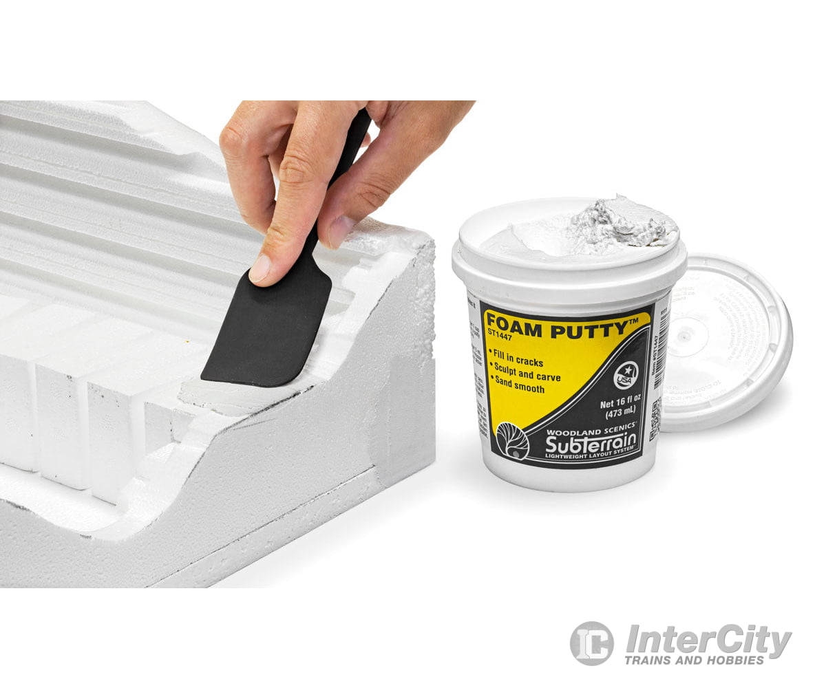 Woodland Scenics 1447 Foam Putty (Pint) Glues & Adhesives