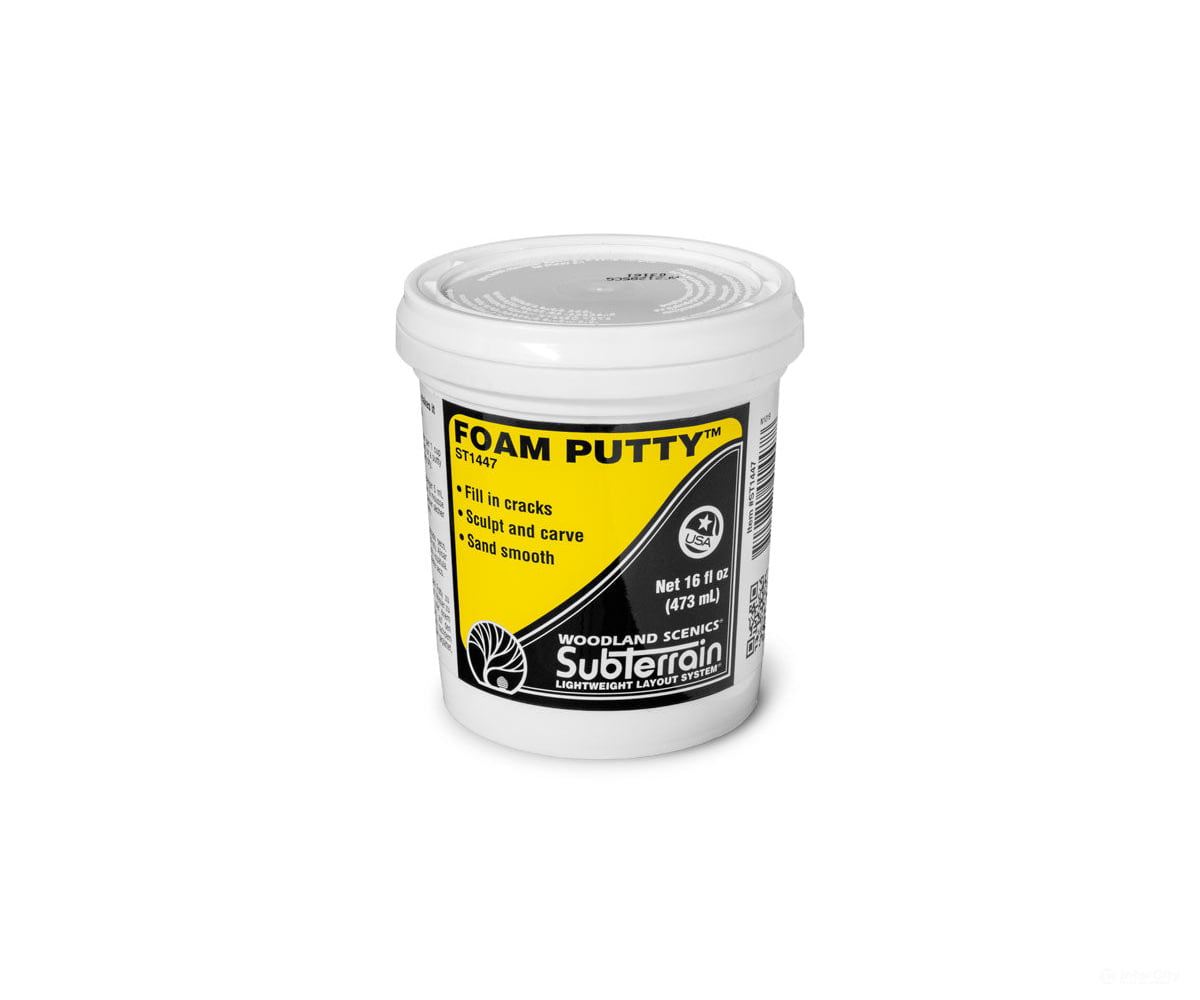 Woodland Scenics 1447 Foam Putty (Pint) Glues & Adhesives