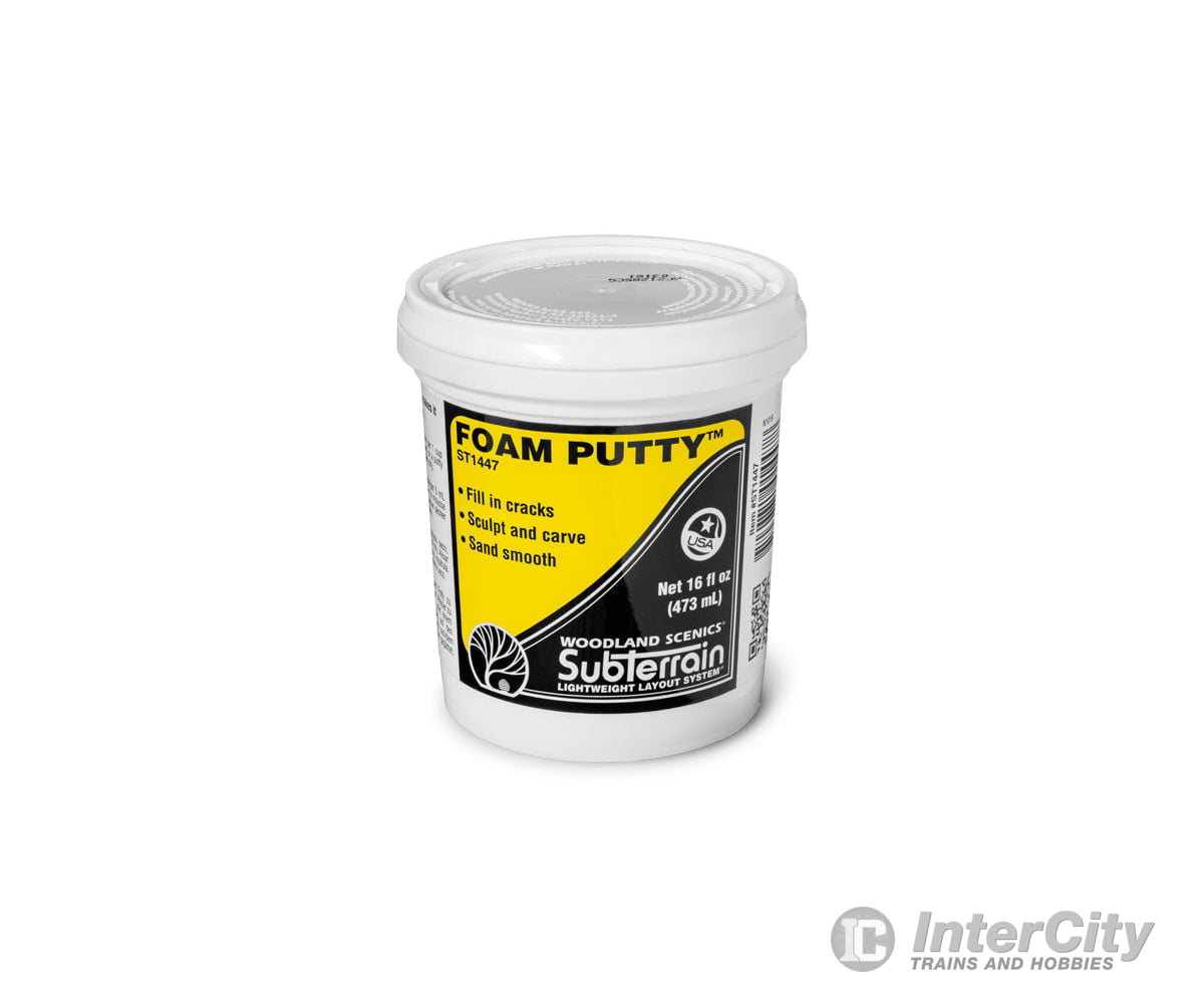 Woodland Scenics 1447 Foam Putty (Pint) Glues & Adhesives