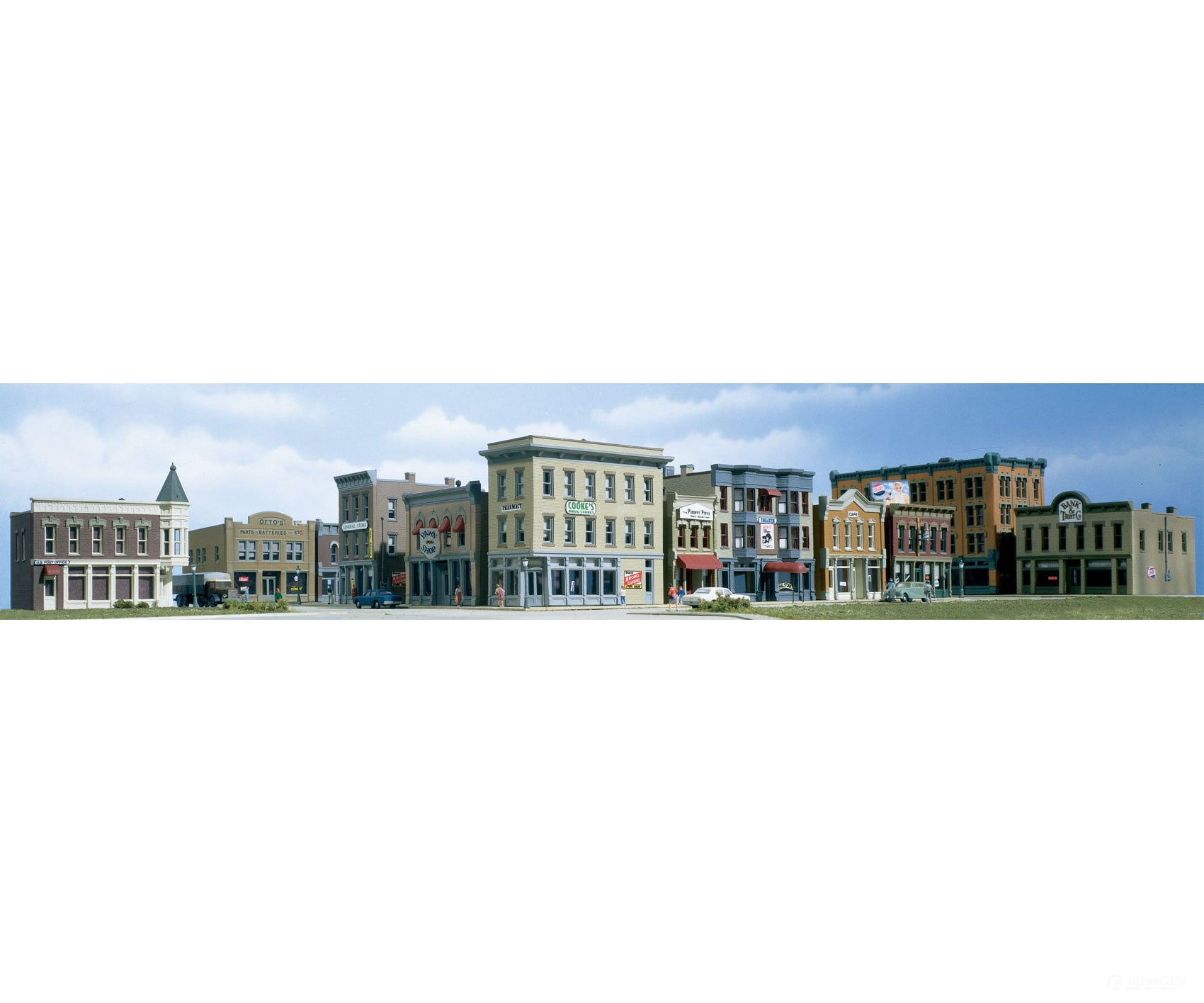 Woodland Scenics 1485 Town/Factory Building Set (N) Layout Kits