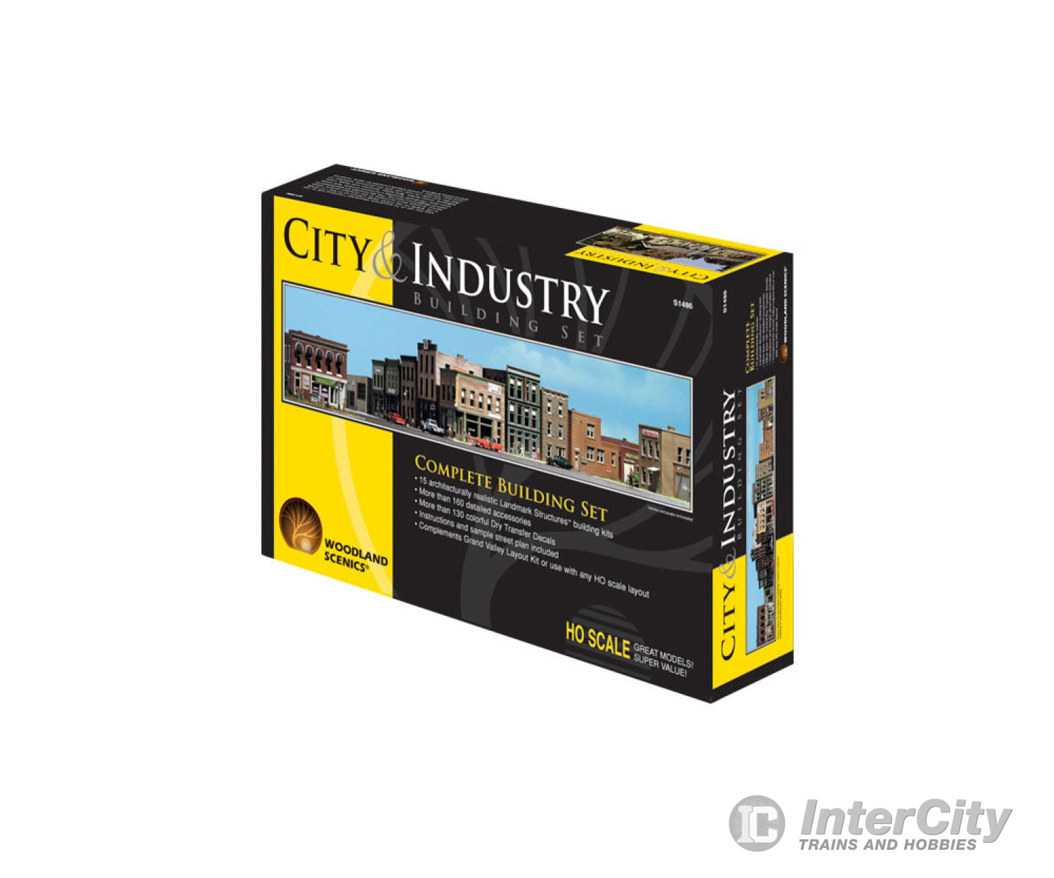 Woodland Scenics 1486 City & Industry Building Set (Ho) Layout Kits