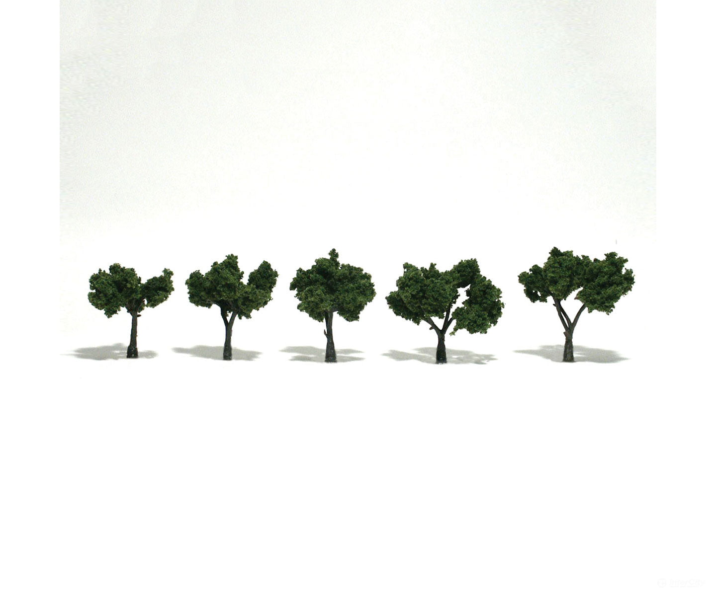 Woodland Scenics 1502 Ready-Med Green (1.25’-2’) (5/Pk) Trees & Vegetation