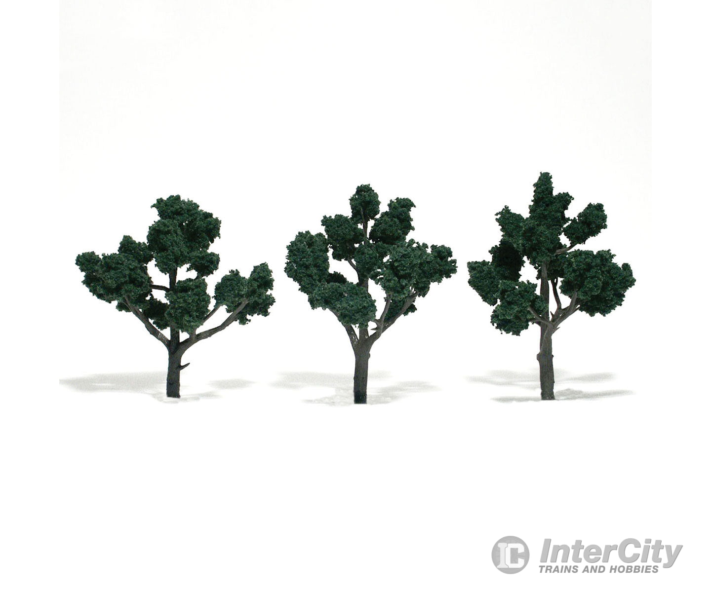 Woodland Scenics 1511 Ready - Drk Grn (4’ - 5’) (3/Pk) Trees & Vegetation
