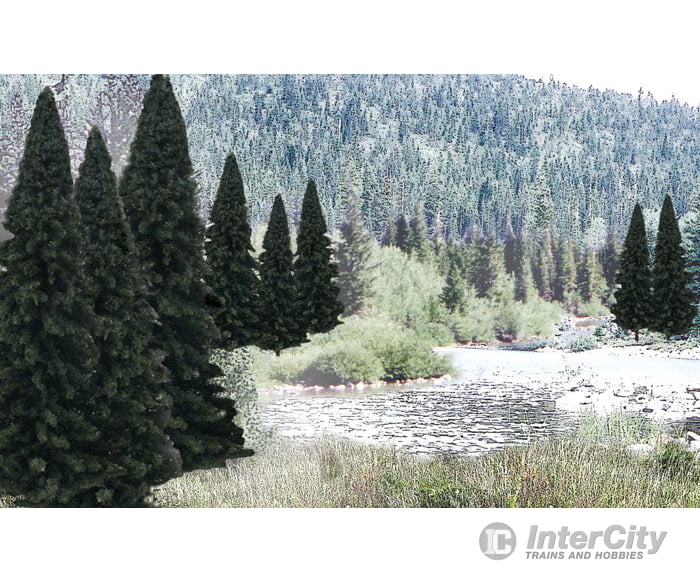 Woodland Scenics 1585 Evergreen Tree Value Pack - Ready Made Trees(Tm) - - 2 To 4’ 5.1 10.2Cm
