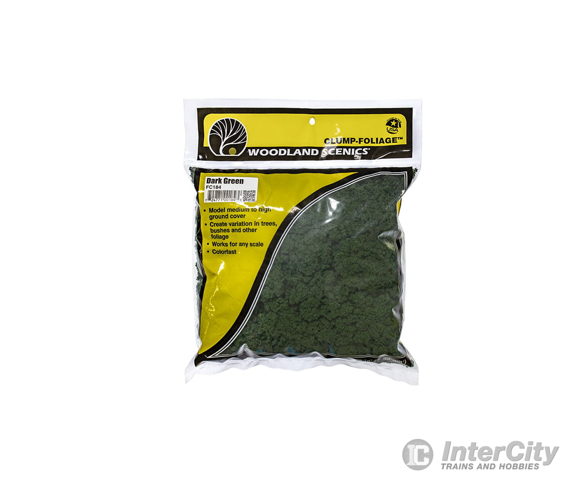 Woodland Scenics 184 Clump Foliage - Dark Green (2.8L) Trees & Vegetation