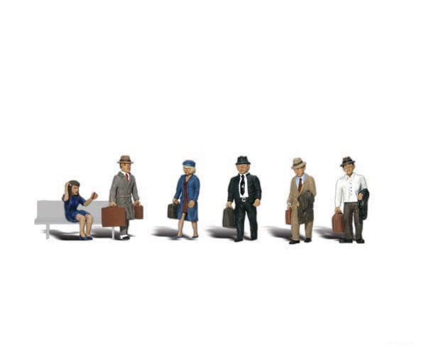 Woodland Scenics 1840 Travellers (Ho) Figures