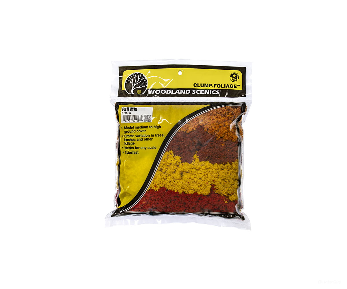 Woodland Scenics 186 Clump Foliage - Fall Mix (2.8L) Trees & Vegetation
