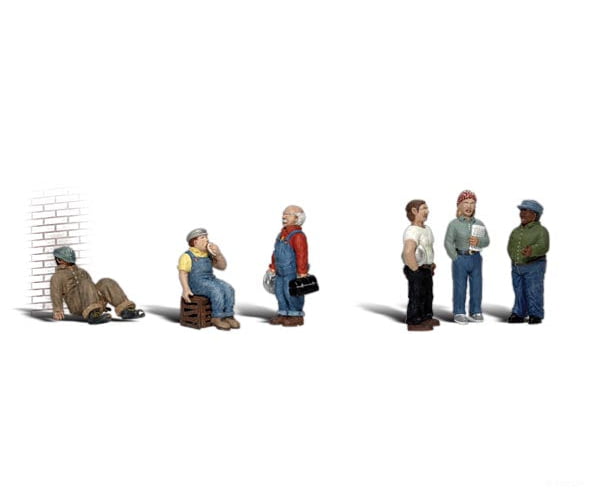 Woodland Scenics 1867 Factory Worker (Ho) Figures