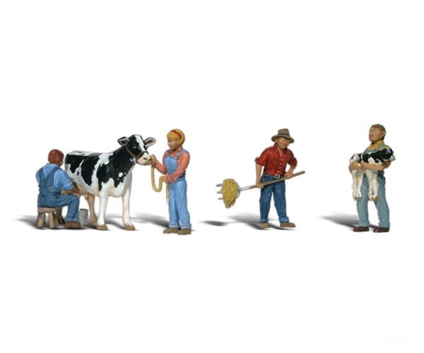 Woodland Scenics 1887 Dairy Farmers(Ho) Figures