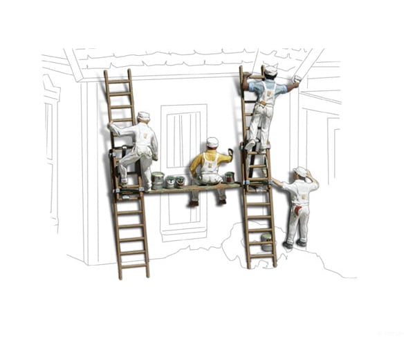 Woodland Scenics 1890 Painters (Ho) Figures