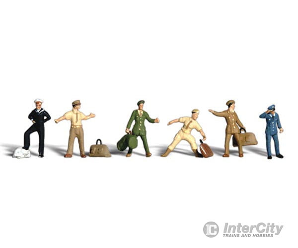 Woodland Scenics 1892 Uniformed Travelers Figures