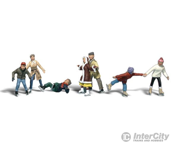 Woodland Scenics 1899 Scenice Accents(R) - Recreation & Sports Ice Skaters Pkg(7) Figures