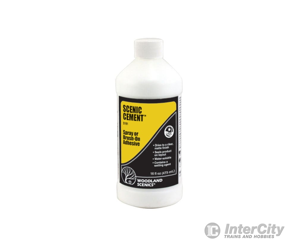 Woodland Scenics 191 Scenic Cement (16Oz) Glues & Adhesives