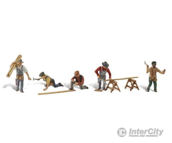 Woodland Scenics 1947 Carpenter Crew (Ho) Figures