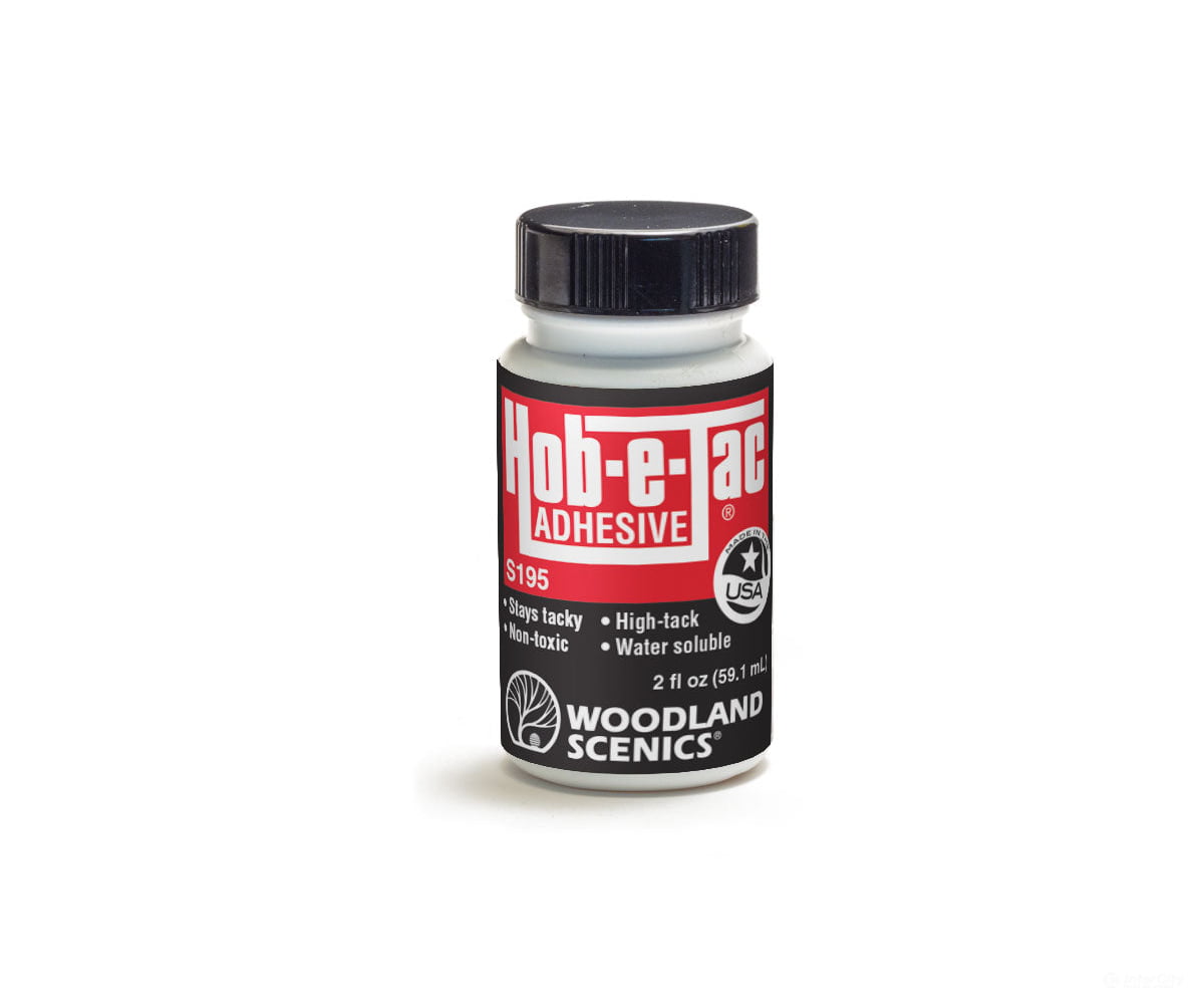 Woodland Scenics 195 Hob-E-Tac Contact Adhesive (2 Oz) Glues & Adhesives