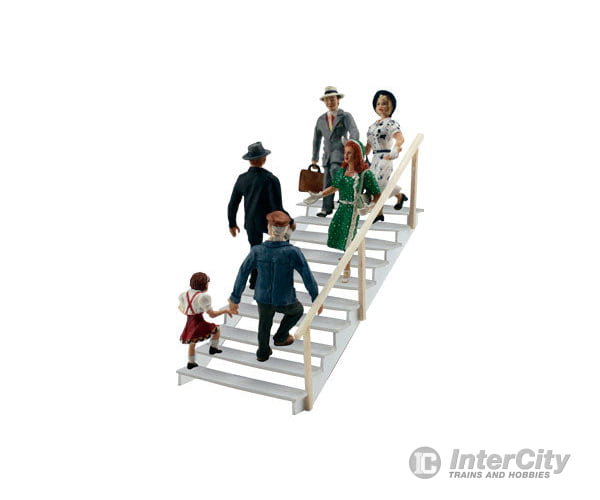 Woodland Scenics 1954 Taking The Stairs (Ho) Figures