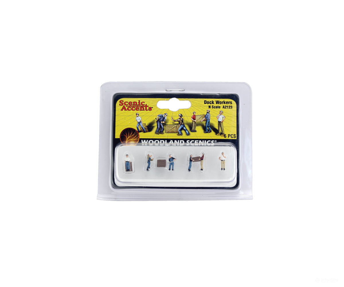 Woodland Scenics 2123 Dock Workers (N) Figures