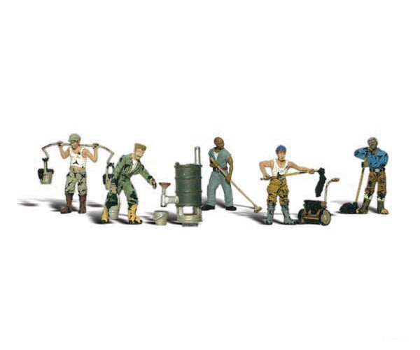 Woodland Scenics 2128 Roofers (N) Figures