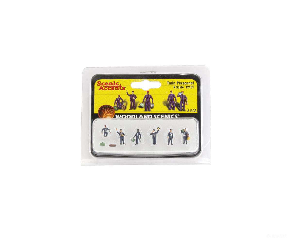 Woodland Scenics 2131 Train Personnel (N) Figures