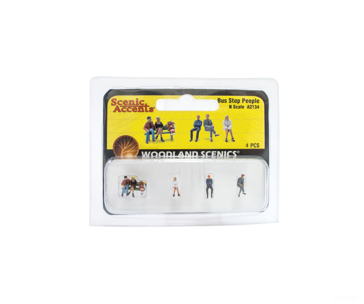 Woodland Scenics 2134 Bus Stop People (N) Figures