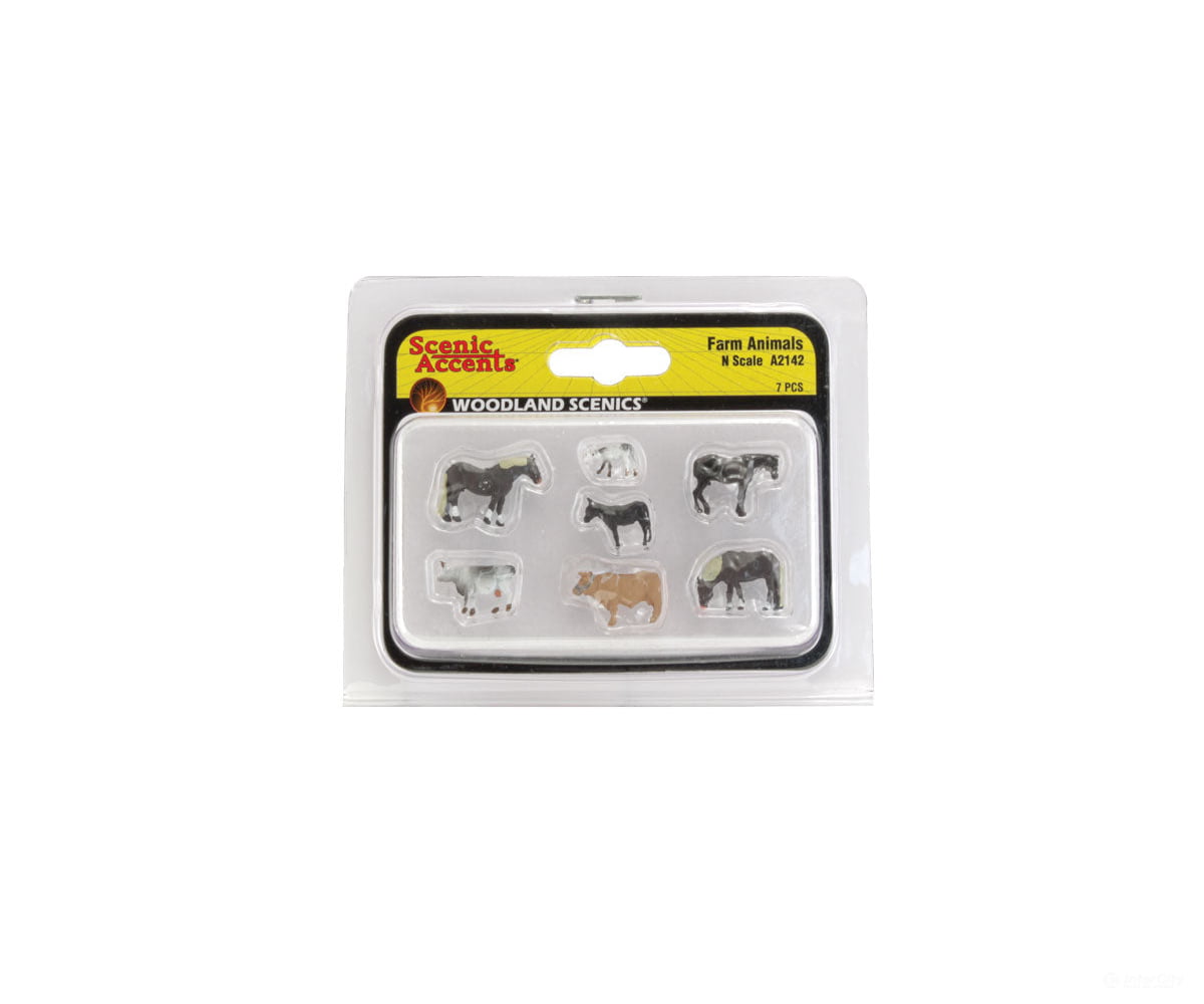 Woodland Scenics 2142 Farm Animals (N) Figures