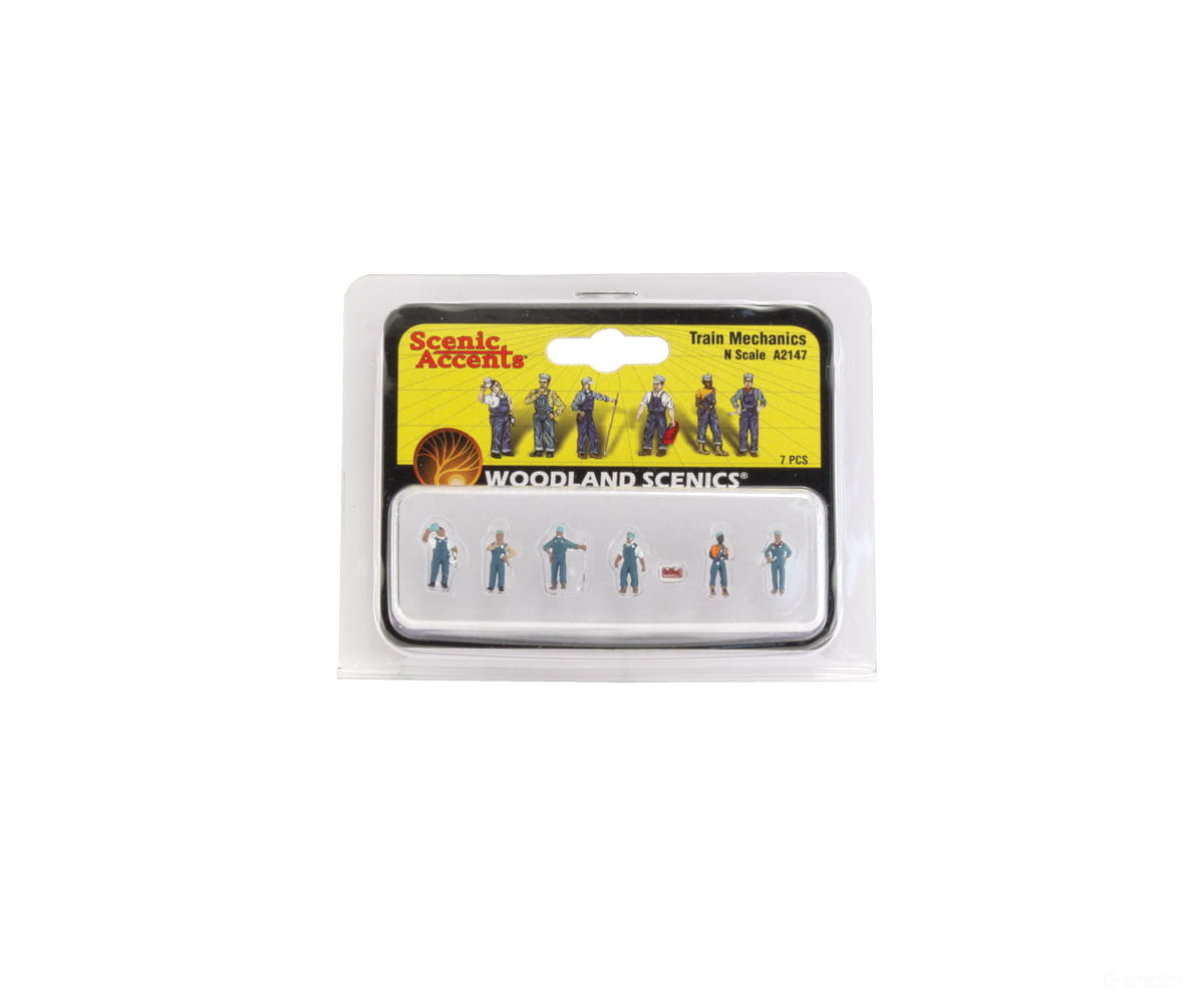 Woodland Scenics 2147 Train Mechanics (N) Figures