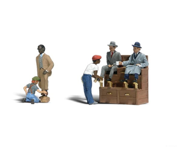 Woodland Scenics 2176 Shoe Shiners (N) Figures