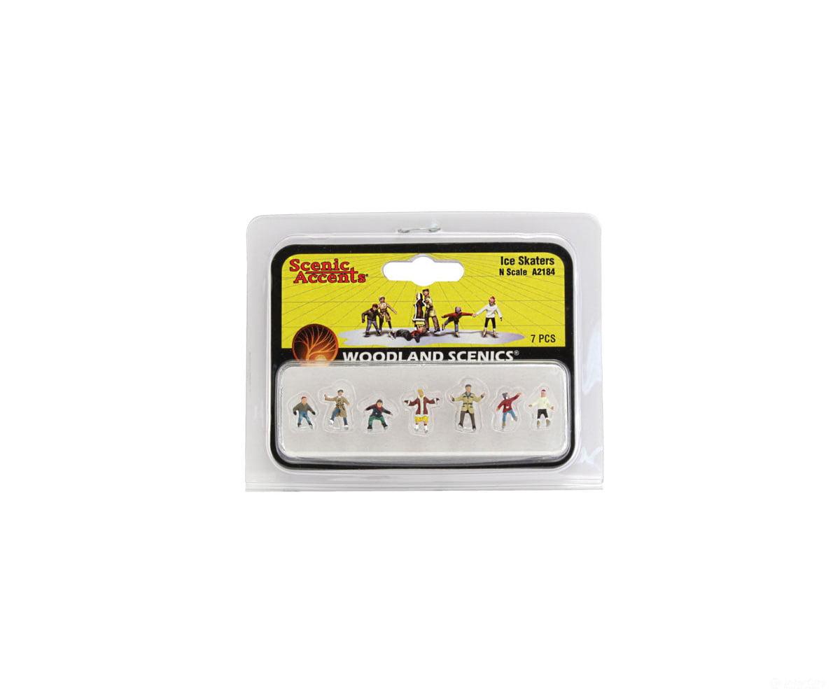 Woodland Scenics 2184 Ice Skaters (N) Figures